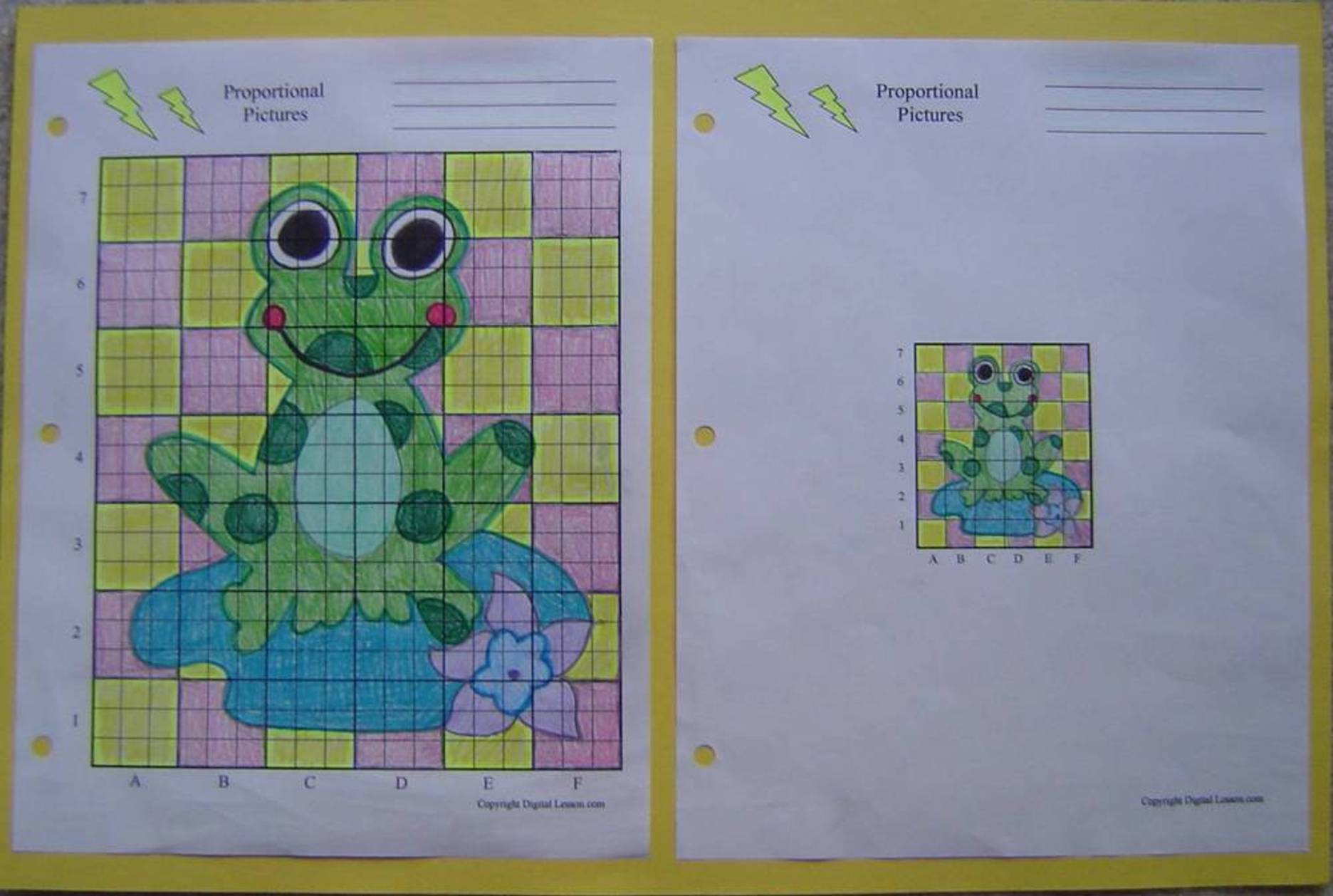 Proportional Relationships Math Project and Lesson