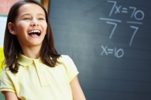 Student in Energized Math Classroom