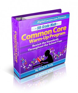 5th Grade Math Common Core Warm-Up Program